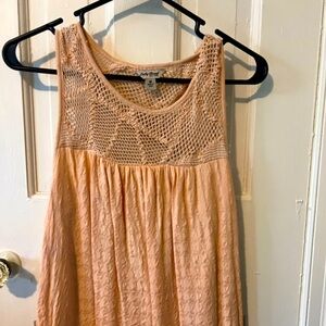 Lucky Brand Crochet Tank Top